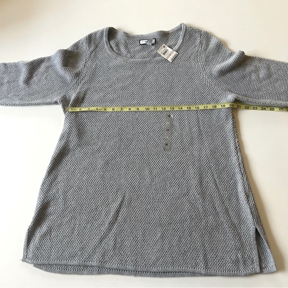 Charter Club Sparkly Gray Sweater Plus Size 1x - Picture 4 of 11